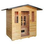 Cayenne 4-person outdoor infrared sauna - By SunRay Sauna