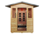 Grandby 3-Person Outdoor Infrared Sauna - by SunRay Saunas