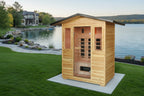 Grandby 3-Person Outdoor Infrared Sauna - by SunRay Saunas