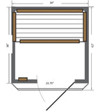 SunRay Saunas brand, Sedona Indoor infrared Sauna