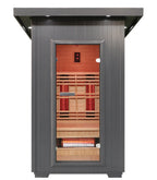 Logan 2-Person Modern Outdoor Sauna - By SunRay Sauna