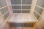 SunRay Saunas brand, Evansport 2-Person Indoor Infrared Sauna