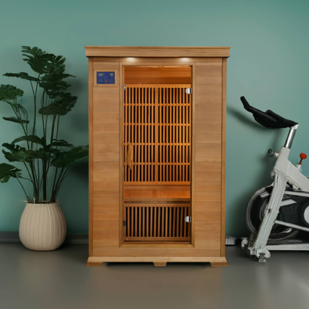 SunRay Saunas brand, Evansport 2-Person Indoor Infrared Sauna