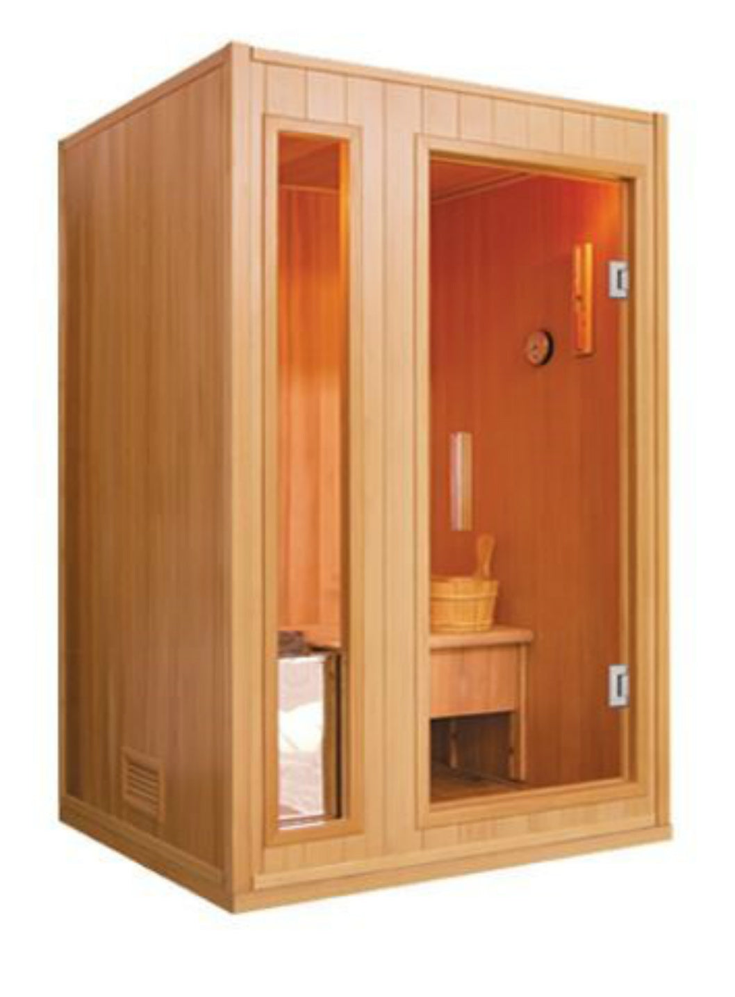 SunRay Saunas brand,  Baldwin 2-Person Indoor Traditional Sauna