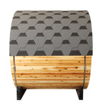 Aurora 2-4 Person Outdoor Barrel Sauna - by SunRay Saunas