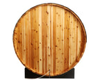 Aurora 2-4 Person Outdoor Barrel Sauna - by SunRay Saunas