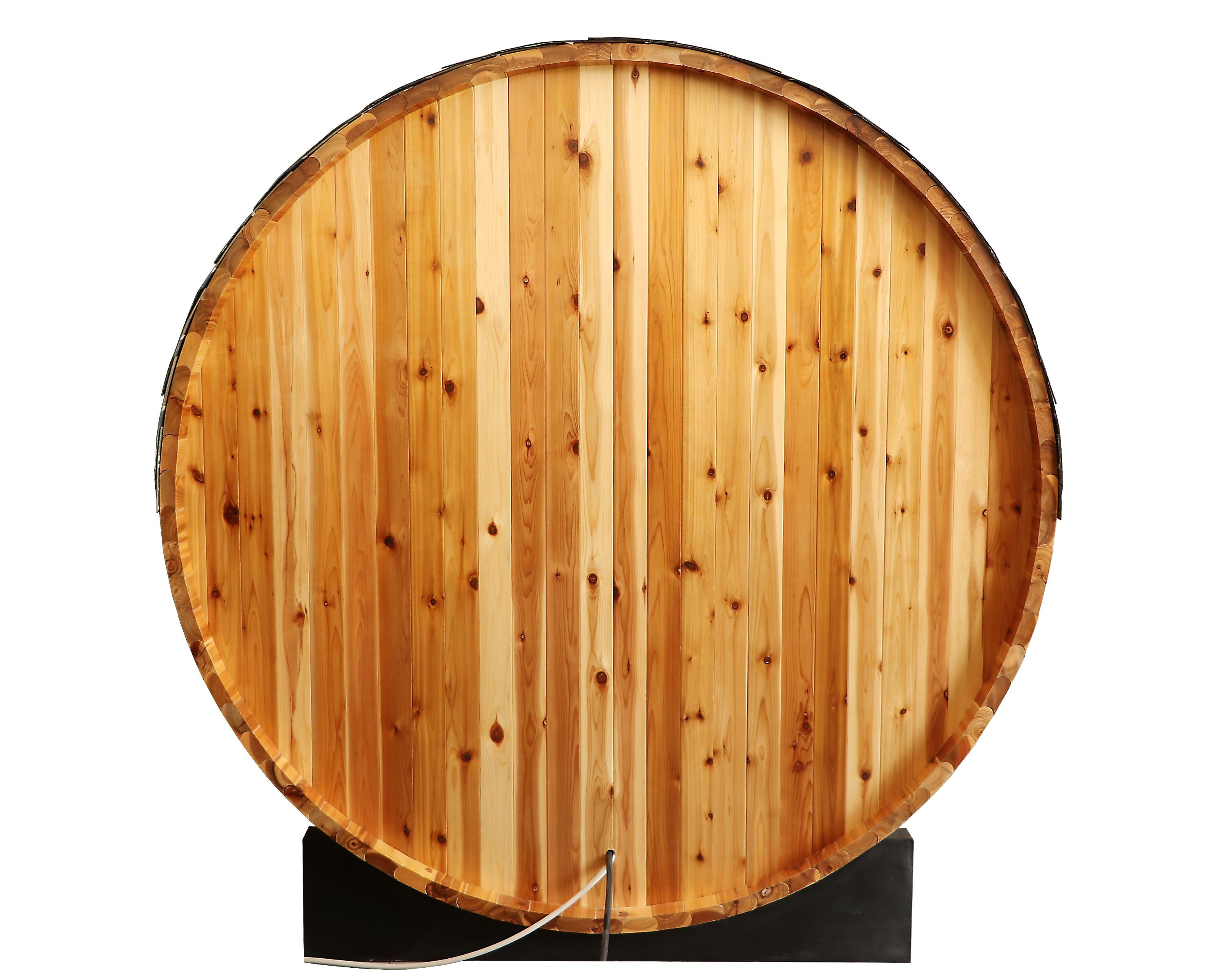 Aurora 2-4 Person Outdoor Barrel Sauna - by SunRay Saunas