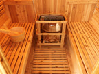 Aurora 2-4 Person Outdoor Barrel Sauna - by SunRay Saunas