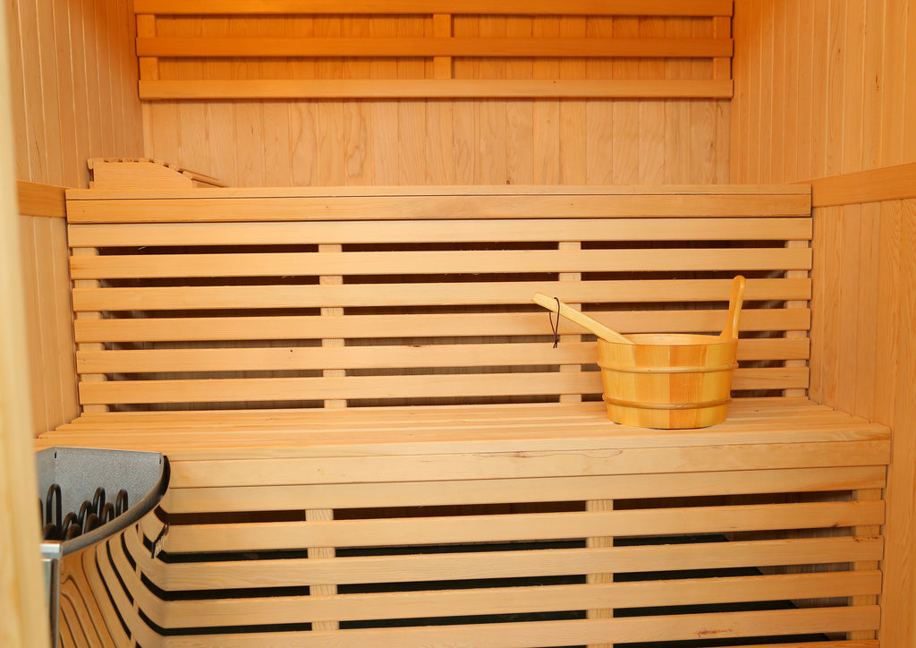 SunRay Sauna brand, Tiburon Traditional 4-Person Indoor Steam Sauna