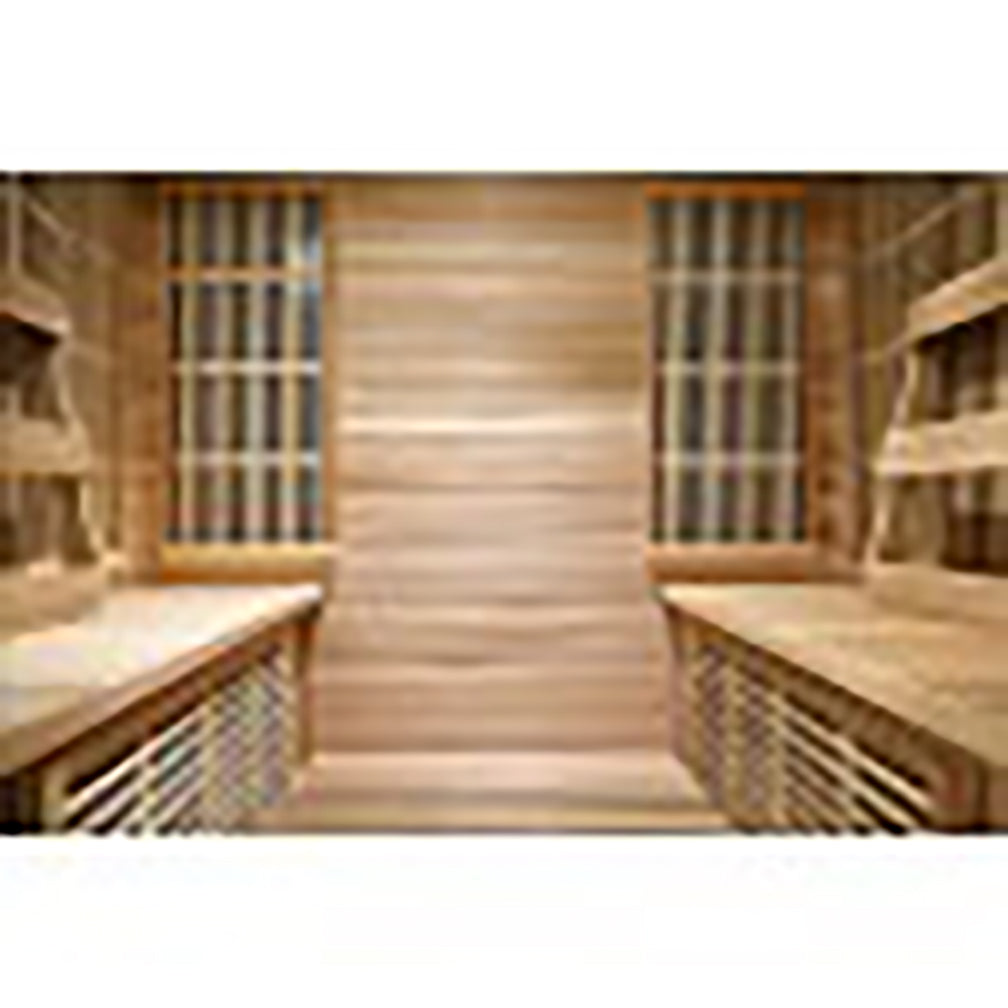 SunRay Sauna brand, Roslyn 4-Person, Bluetooth Compatible FAR Infrared Sauna in Canadian Red Cedar