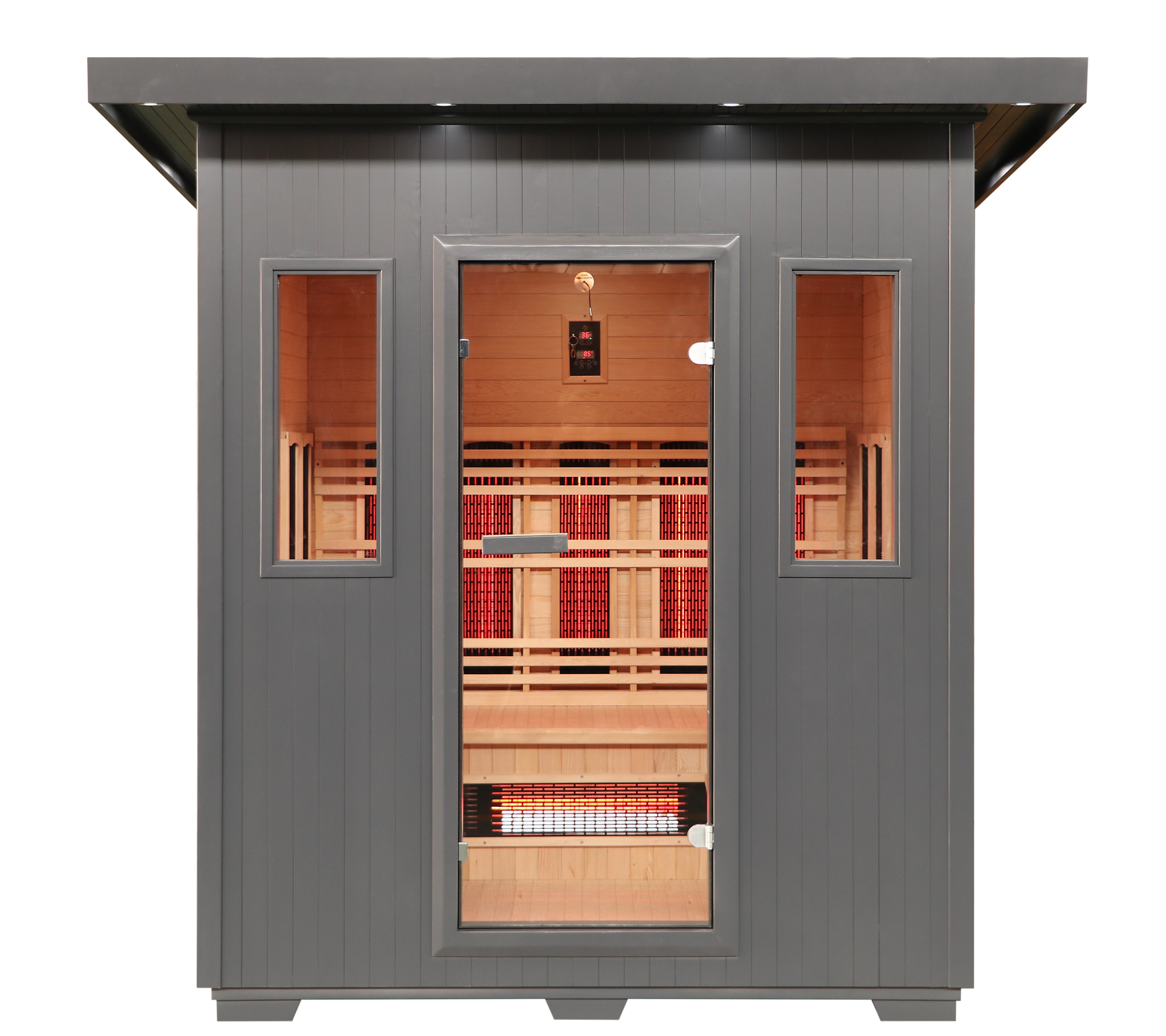 Pacific 4-Person Outdoor Sauna - By Sunray Sauna