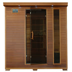 HeatWave Brand, Klondike 4-Person Cedar Infrared Sauna with 9 Heaters