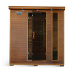 HeatWave Brand, Klondike 4-Person Cedar Infrared Sauna with 9 Heaters