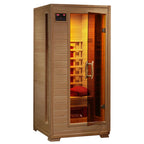 HeatWave Brand, Buena Vista 1-2 Person Hemlock Infrared Sauna with 3 Ceramic Heaters