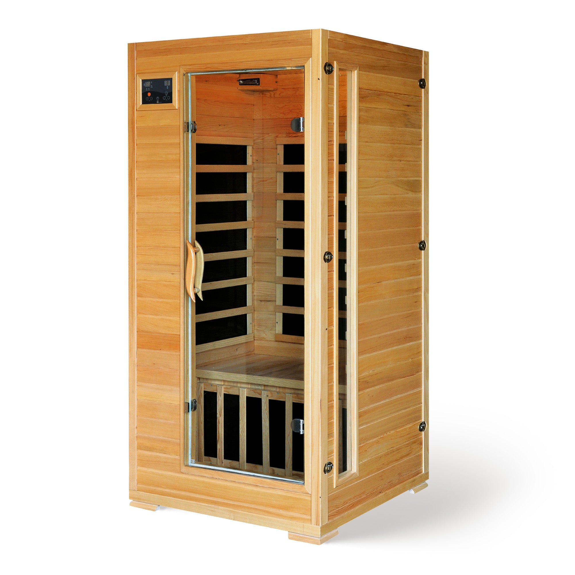 HeatWave Brand, Buena Vista 1-2 Person Hemlock Infrared Sauna with 4 Carbon Heaters