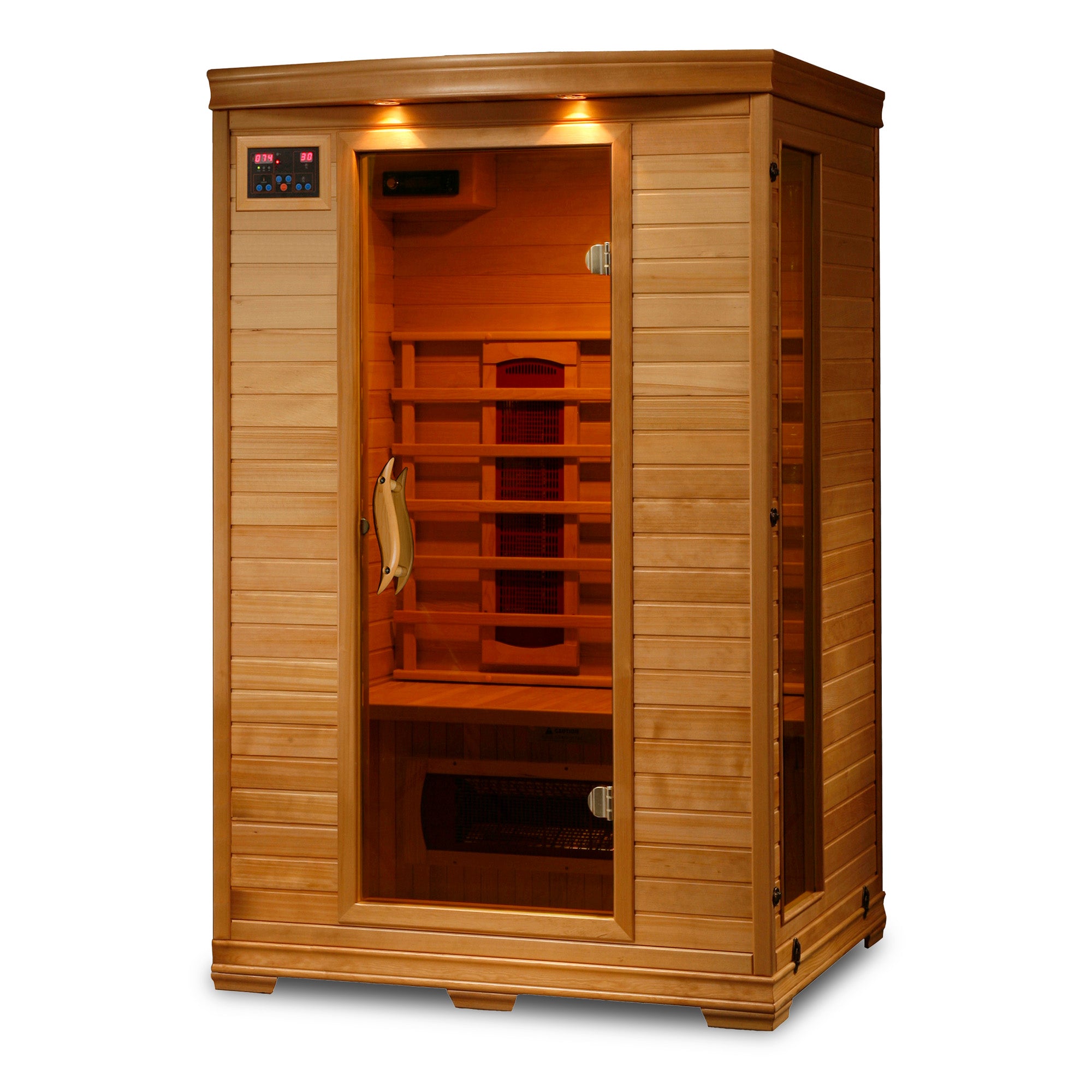 HeatWave Brand, Coronado 2-Person Hemlock Infrared Sauna with 5 Ceramic Heaters