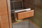 SunRay Saunas brand, Bristow 2-Person Outdoor Wet/Dry Traditional Sauna with Harvia Heater