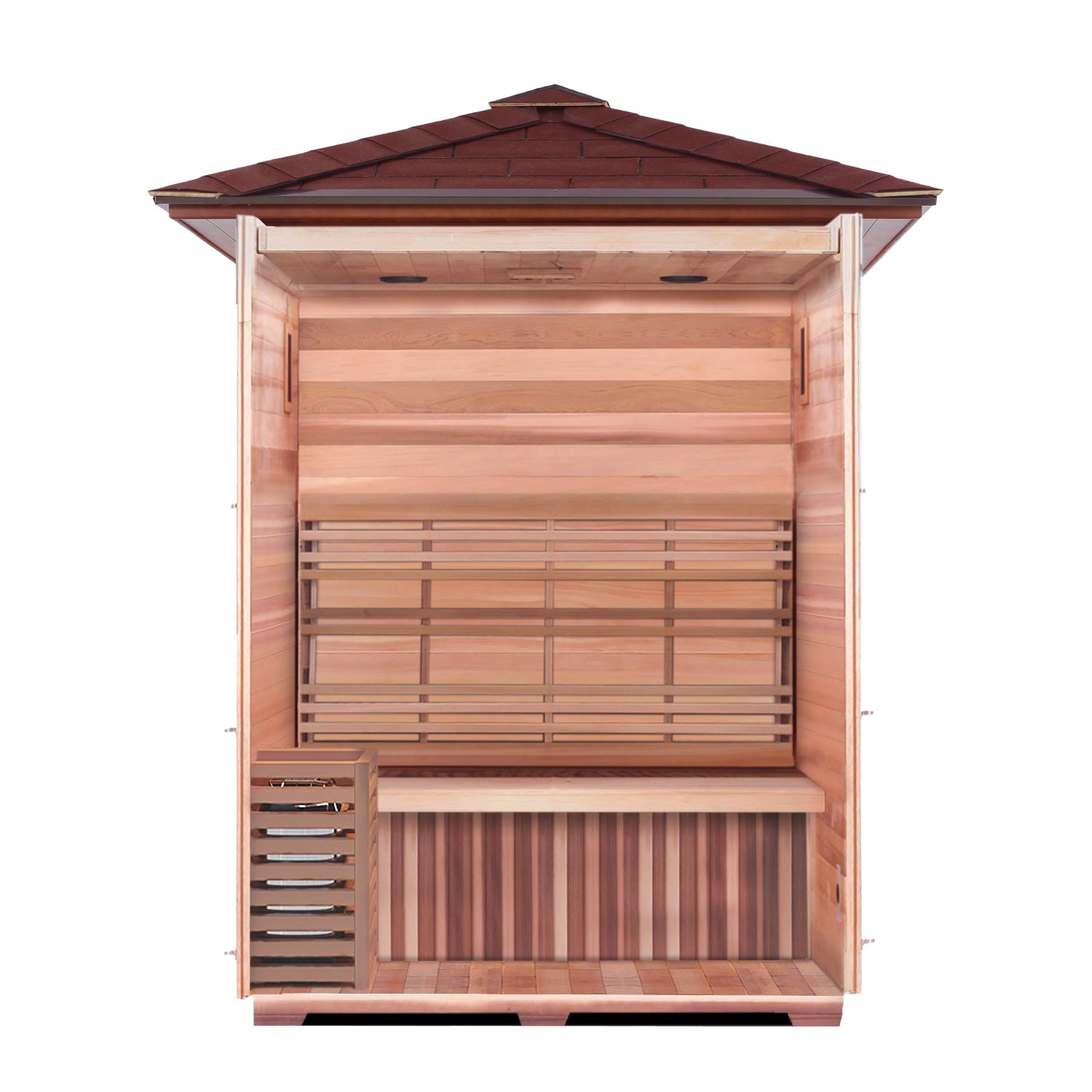 Freeport 3-Person Outdoor Traditional Sauna - by SunRay Sauna