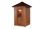 Eagle 2 Person Outdoor Traditional Wet/Dry Sauna with Harvia Heater - buy SunRay Sauna