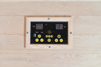SunRay Saunas brand, Bristow 2-Person Outdoor Wet/Dry Traditional Sauna with Harvia Heater