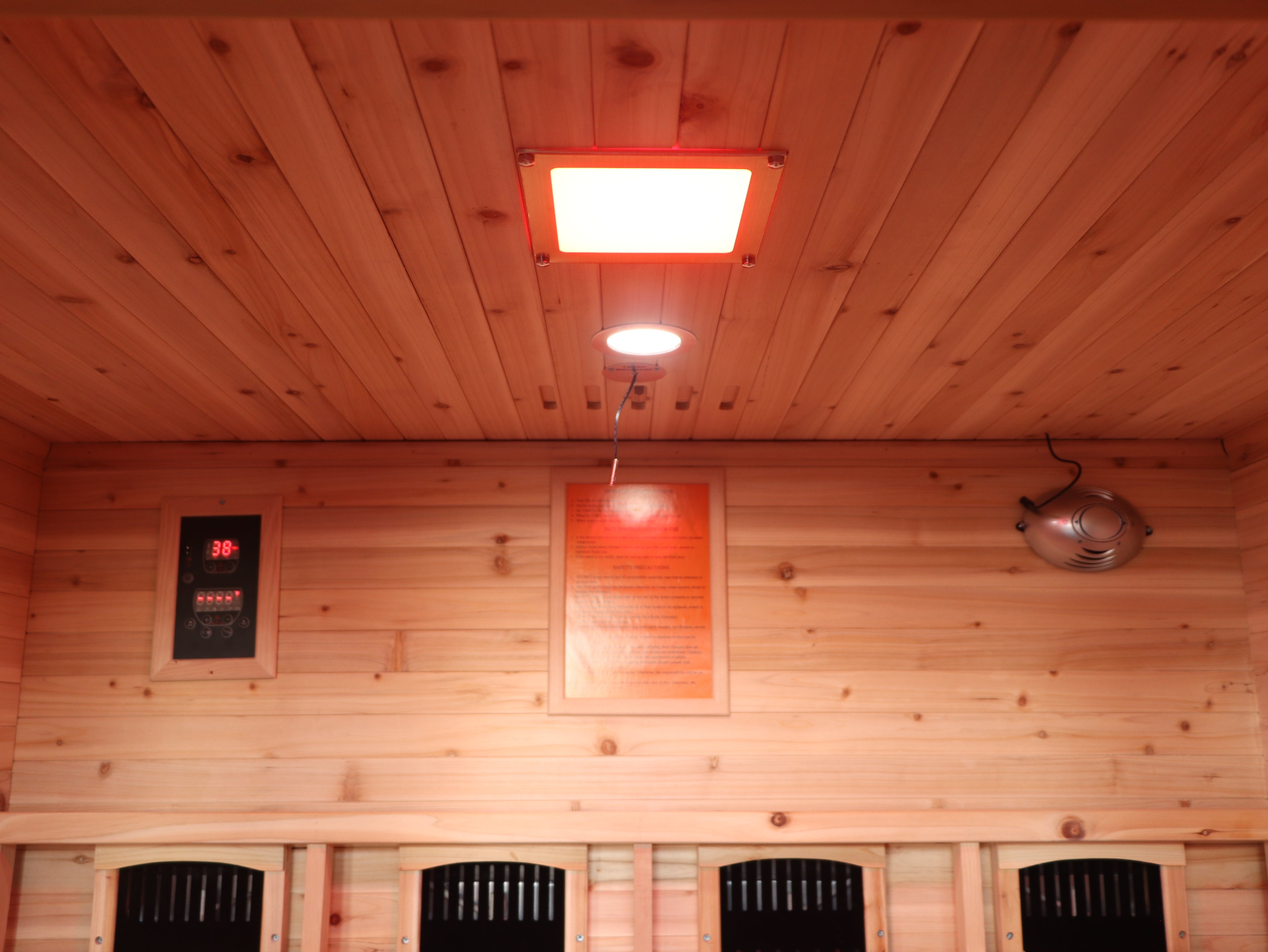 Grandby 3-Person Outdoor Infrared Sauna - by SunRay Saunas