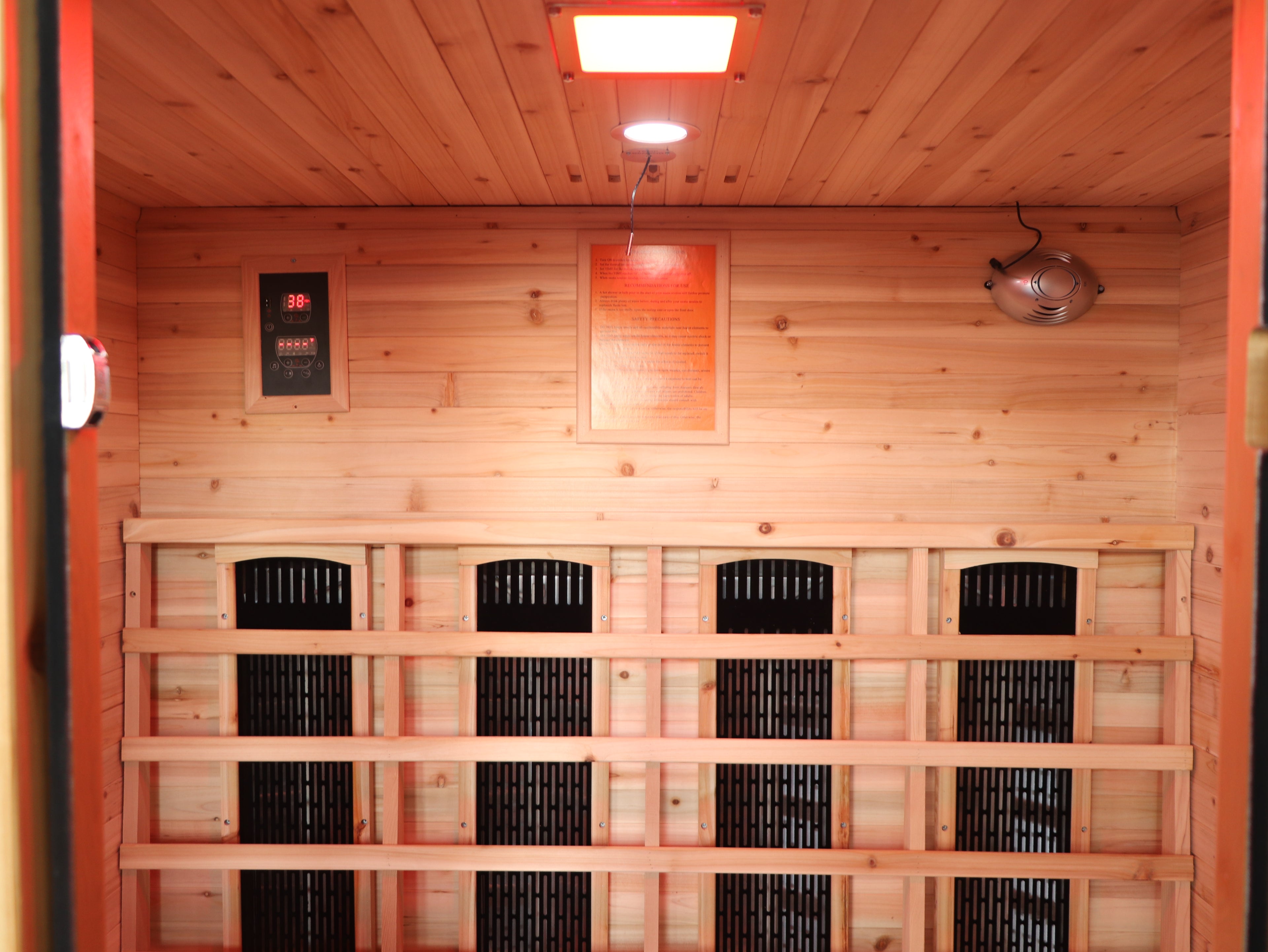 Grandby 3-Person Outdoor Infrared Sauna - by SunRay Saunas