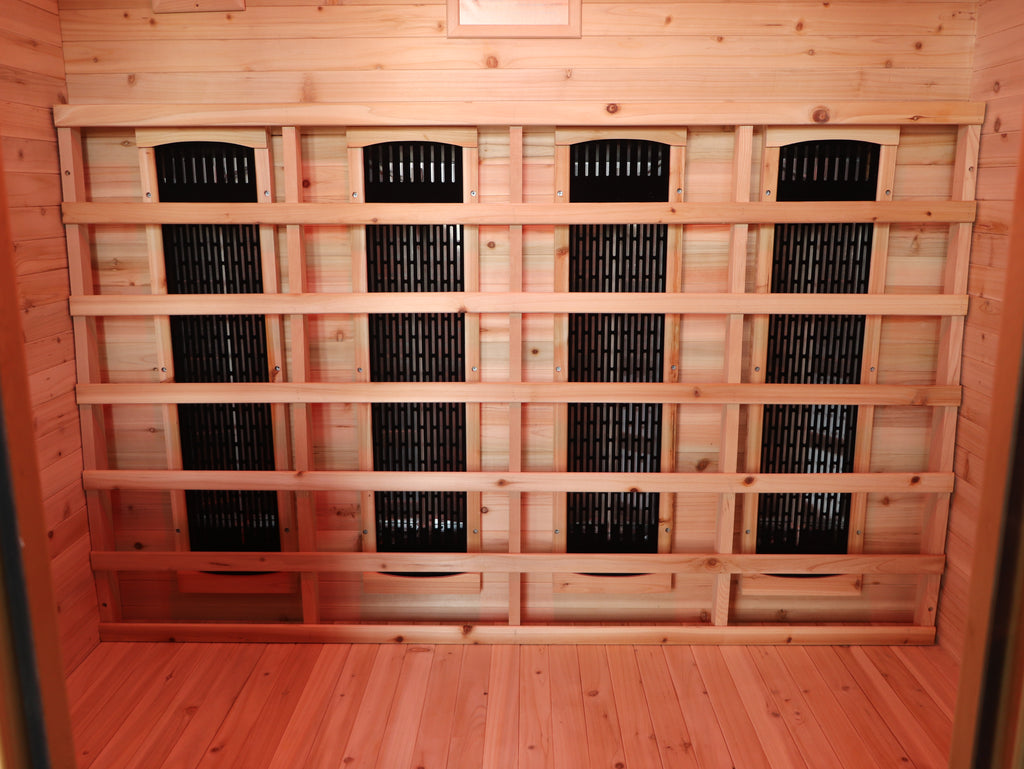 Grandby 3-Person Outdoor Infrared Sauna - by SunRay Saunas