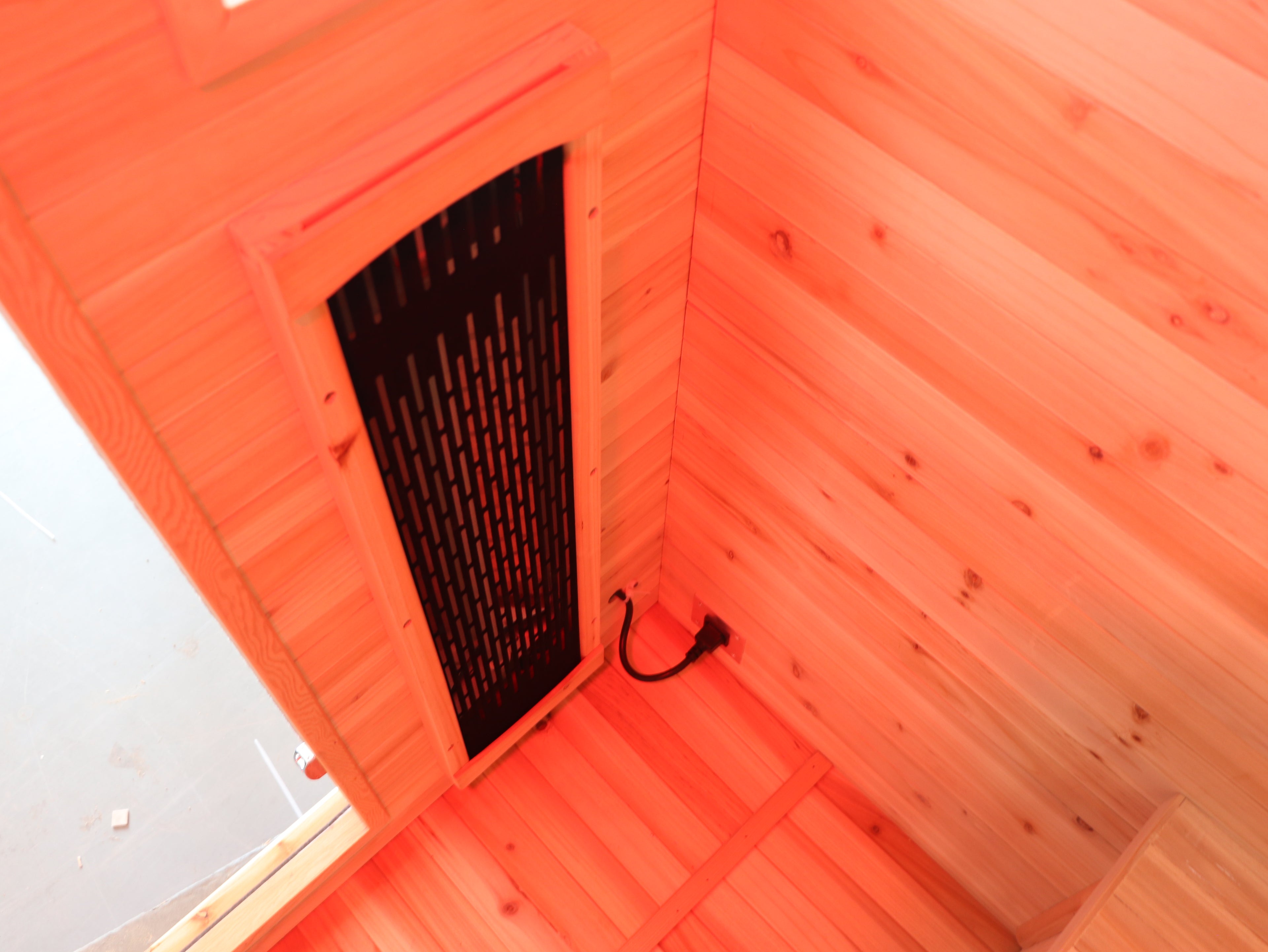 Grandby 3-Person Outdoor Infrared Sauna - by SunRay Saunas