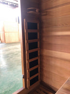Savannah 3 Person Cedar Indoor Infrared Sauna w/Carbon Heaters - by SunRay Saunas