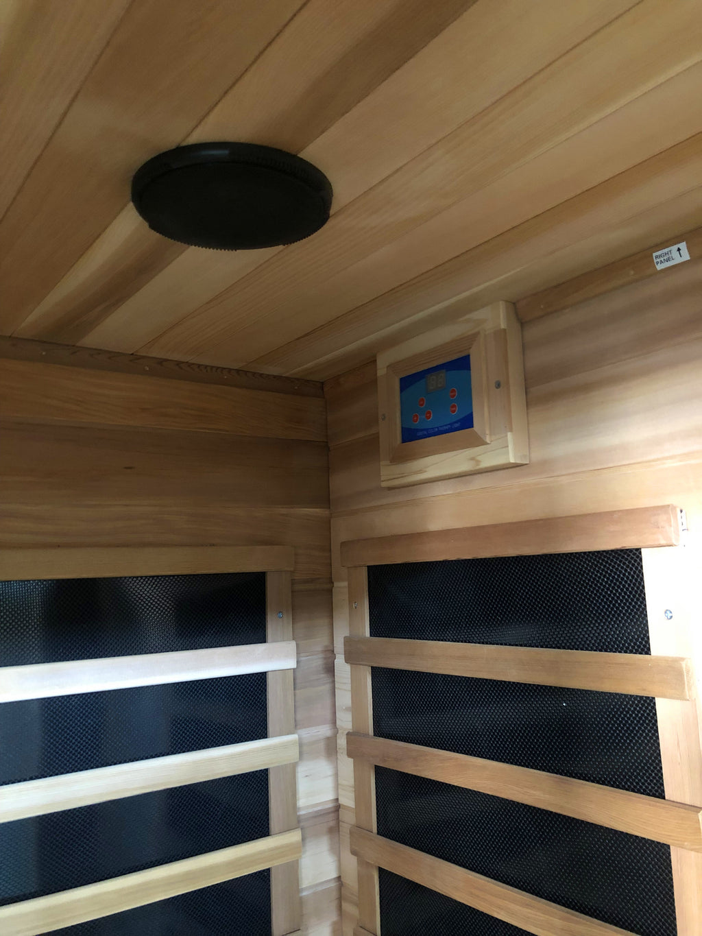 Savannah 3 Person Cedar Indoor Infrared Sauna w/Carbon Heaters - by SunRay Saunas