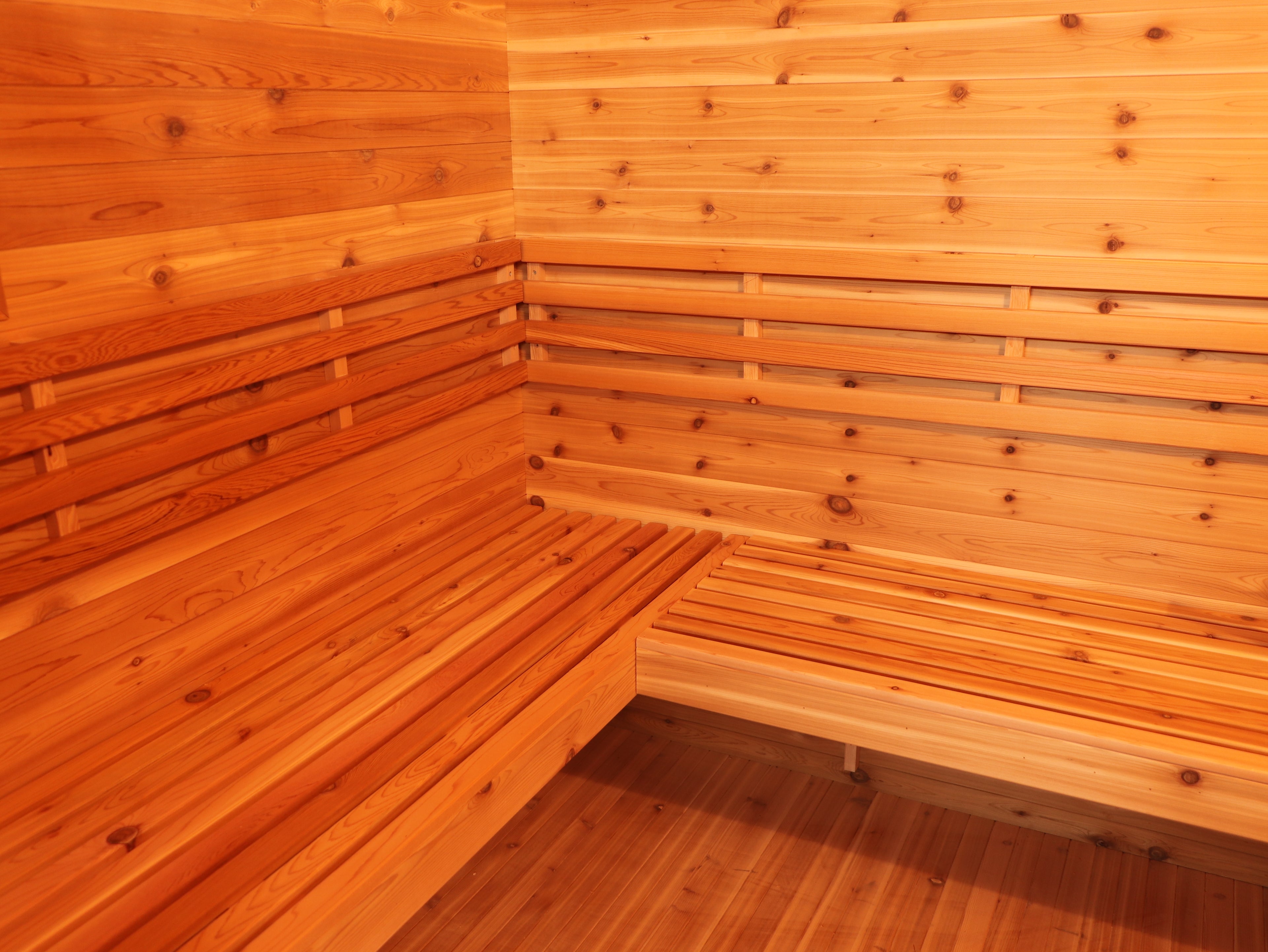 Denali 4-Person Contemporary Outdoor Sauna - by SunRay Sauna