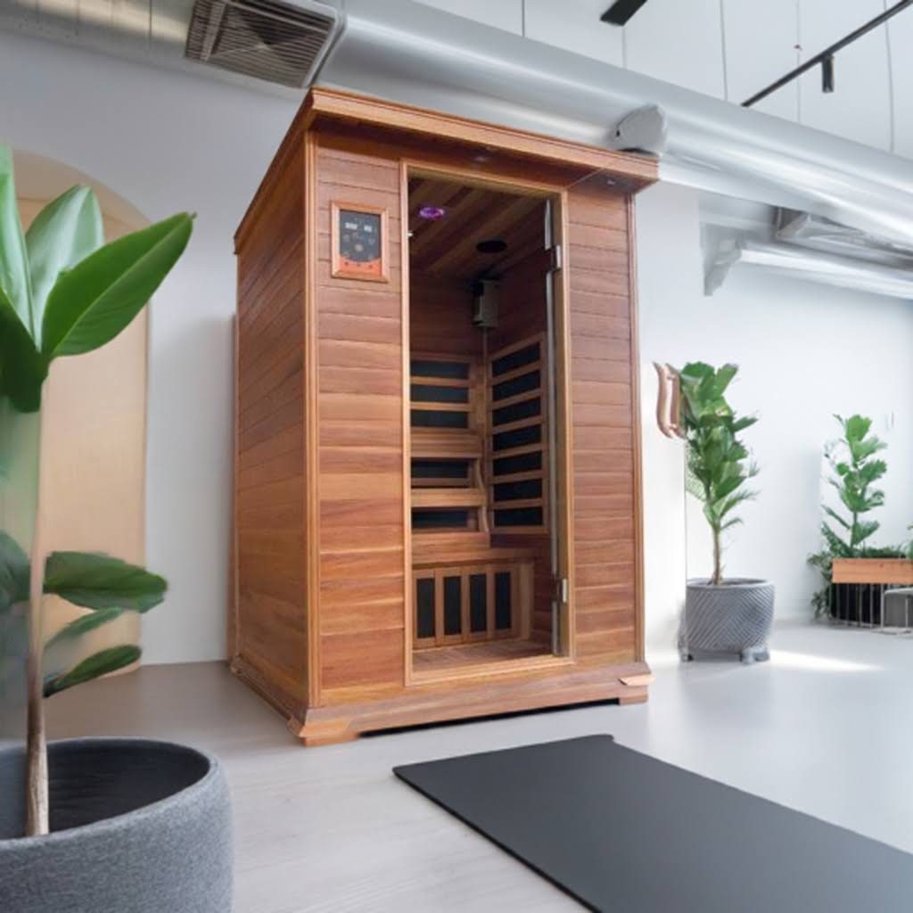 SunRay Saunas brand, Sierra 2-Person Indoor Infrared Sauna
