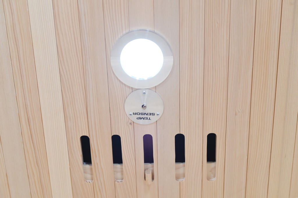 Eagle 2 Person Outdoor Traditional Wet/Dry Sauna with Harvia Heater - buy SunRay Sauna