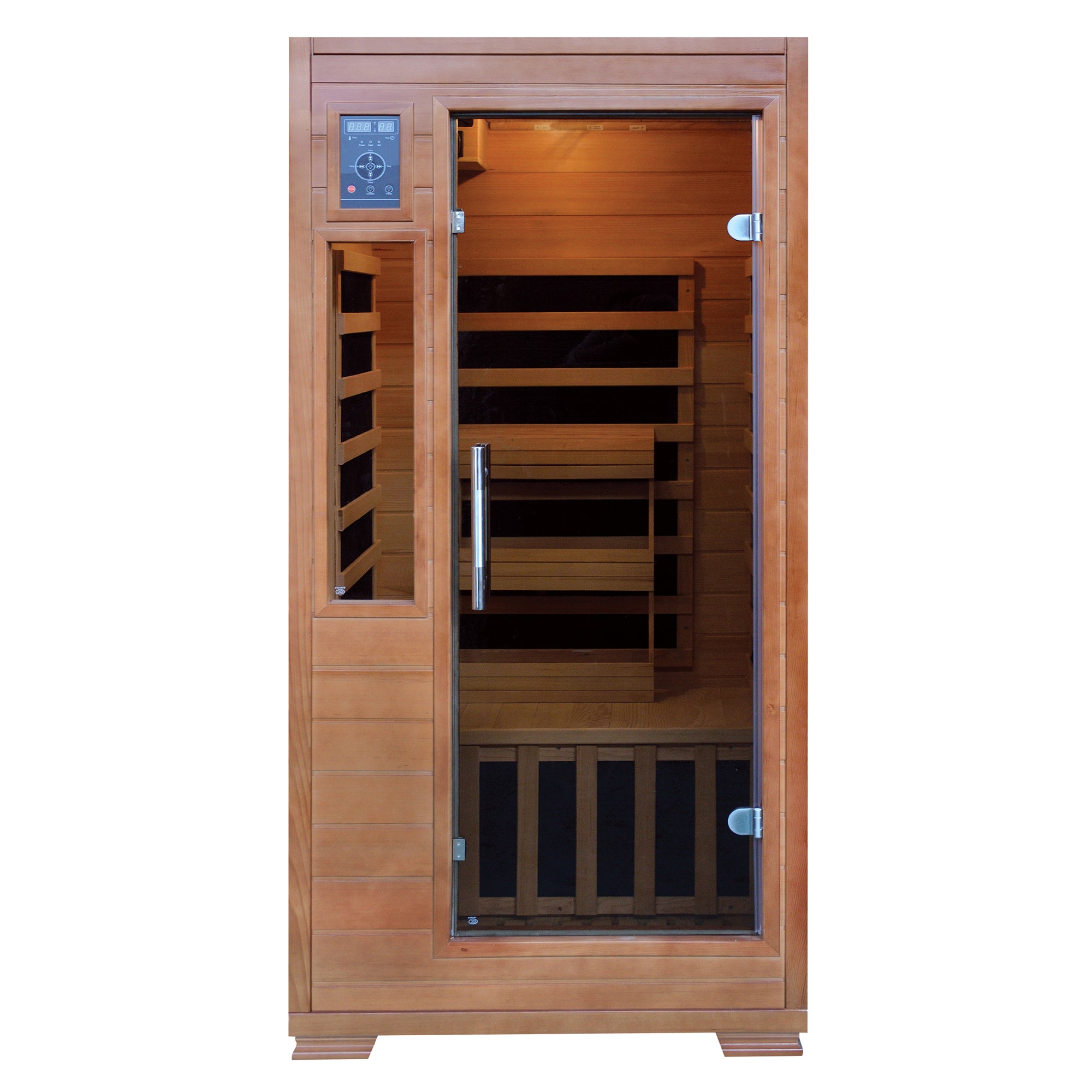 Majestic 1-2 Person Hemlock Infrared Sauna with 5 Carbon Heaters - by Heat Wave
