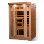 HeatWave Brand,  Sonoma 2-Person Hemlock Premium Infrared Sauna with 6 Carbon Heaters