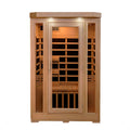 HeatWave Brand,  Sonoma 2-Person Hemlock Premium Infrared Sauna with 6 Carbon Heaters