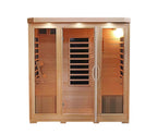HeatWave Brand, Sonoma 4-Person Hemlock Infrared Sauna with 9 Carbon Heaters