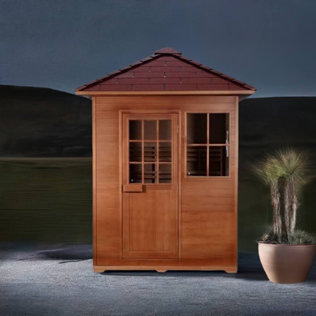 Freeport 3-Person Outdoor Traditional Sauna - by SunRay Sauna